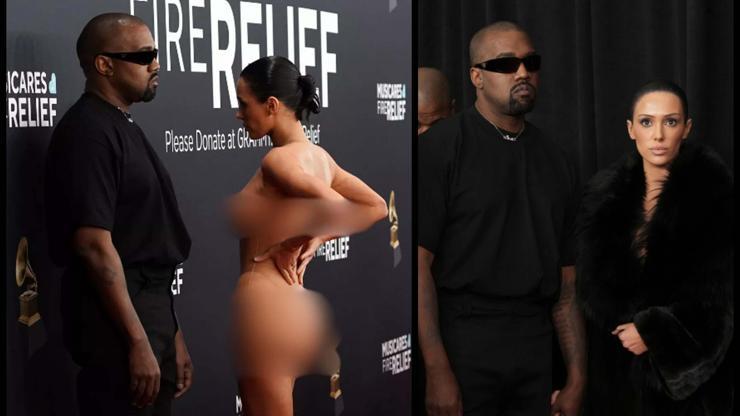 Bianca Censori ve Kanye West boşanıyor mu Grammydeki görüntüler çok konuşulmuştu...