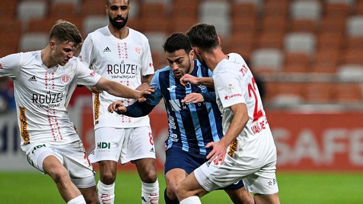 Süper Lig’de haftanın açılışında puanlar paylaşıldı Adana Demirspor 1-1 Antalyaspor