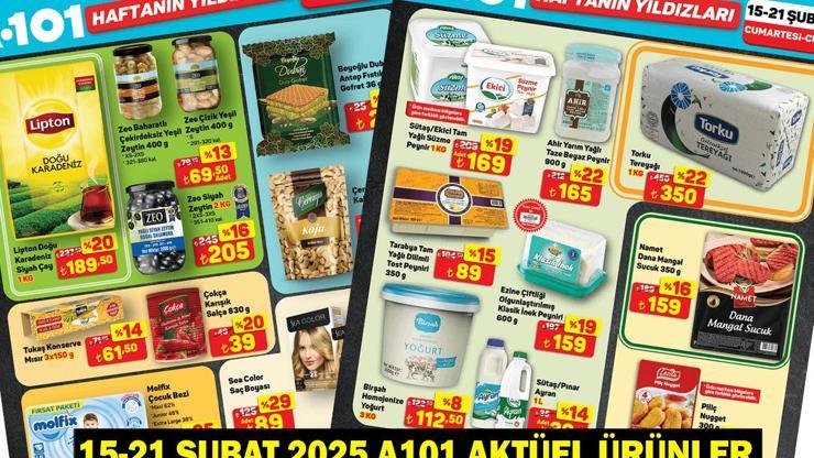 15-21 Şubat 2025 A101 Aktüel Ürünler Kataloğu: İndirimler ve Fırsatlar