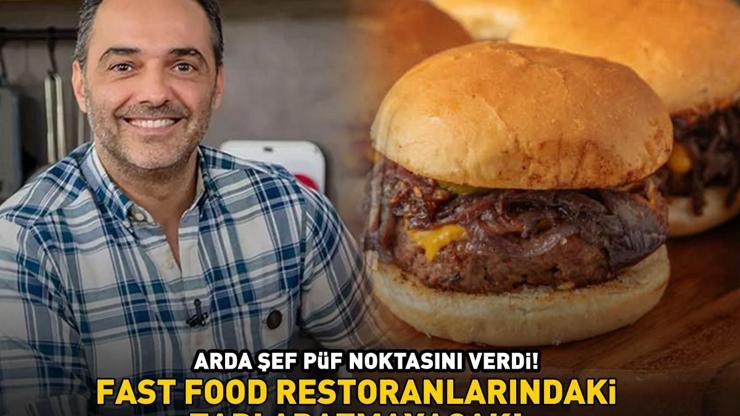 Arda Türkmen püf noktasını verdi Fast Food restoranlarındaki tadı aratmayacak cheeseburger tarifi