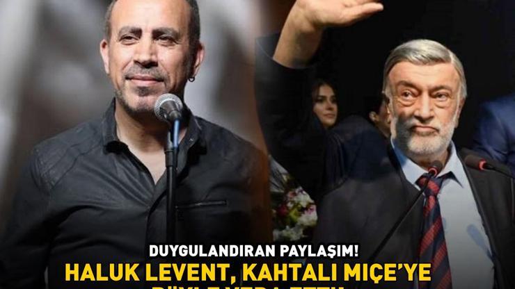 DUYGULANDIRAN PAYLAŞIM Haluk Levent, Kahtalı Mıçeye böyle veda etti