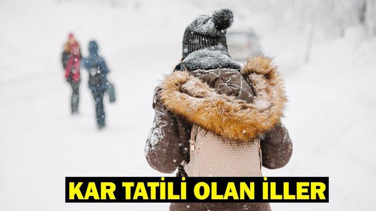 19 ŞUBAT OKULLAR TATİL Mİ 2025 Bugün Kar Tatili Olan İller ve İlçeler: Valilik Açıklamaları