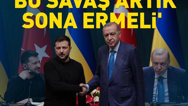 HABER... Erdoğandan barış görüşmeleri için davet  Bu savaş artık sona ermeli