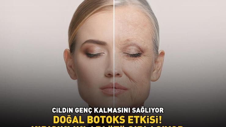 Doğal botoks etkisi 1 damlası kırışıklıkları ütü gibi açıyor, cildin genç kalmasını sağlıyor