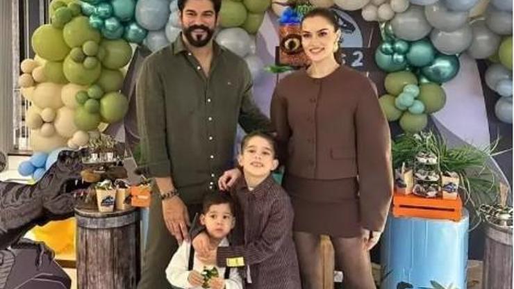 Fahriye Evcen ve Burak Özçivit oğulları Kerem’in 2. yaşını  kutladı