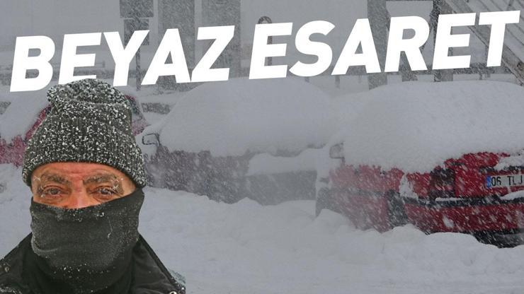 HABER... Beyaz esaret Kar kalınlığı 70 santime ulaştı