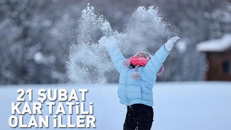 SON DAKİKA | Eğitime kar engeli 21 Şubat 2025 tatil olan iller belli oldu