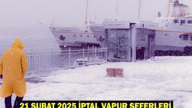 21 Şubat 2025 İptal İDO-BUDO Seferleri: Hangi Seferler İptal Edildi