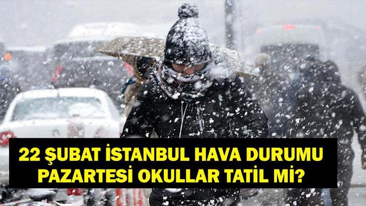 İSTANBUL Hava Durumu Kar Yağacak Mı İstanbul’da bugün kar yağacak mı 22 Şubat Meteoroloji Genel Müdürlüğü İstanbul kar yağışı bilgisi ve İstanbul AKOM raporları