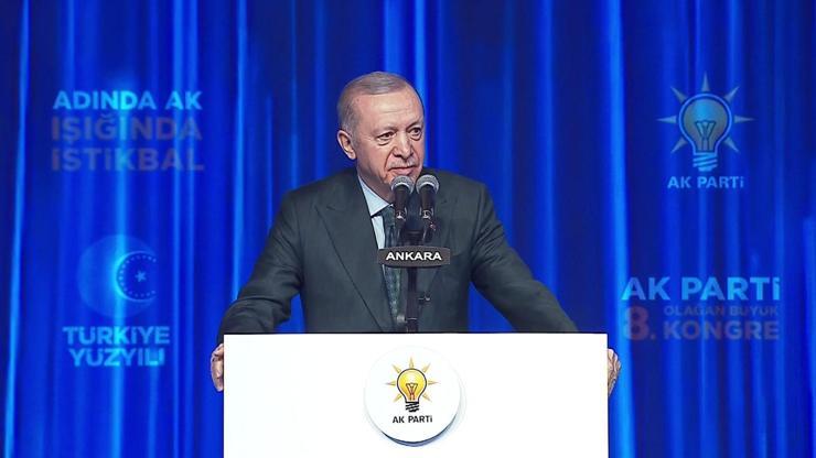 SON DAKİKA AK Partinin 8. Olağan Büyük Kurultayı... Erdoğan: Kayıt dışı siyaset dönemi kapandı