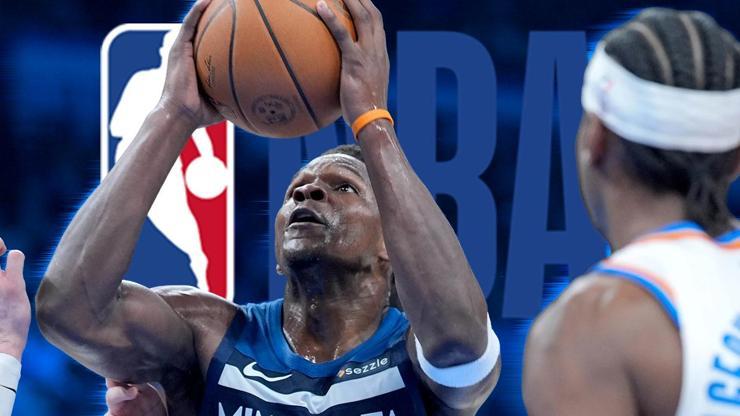 NBAde Timberwolves, Thunder karşısında 25 sayıdan geri döndü Uzatmada gelen galibiyet...