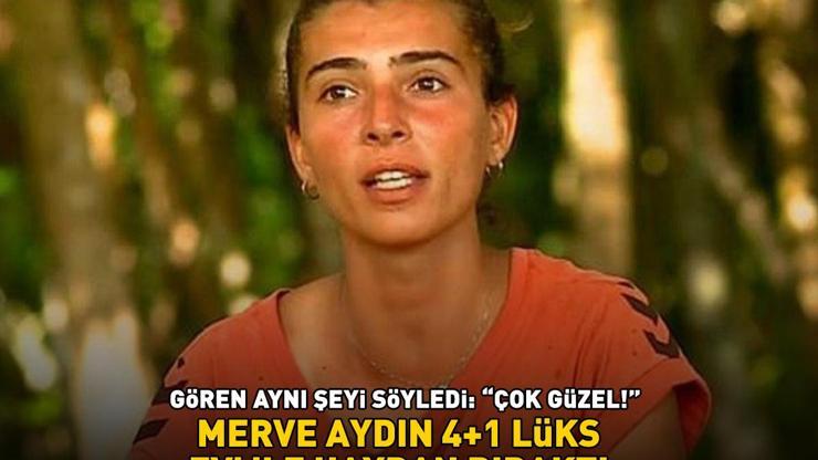 Survivor Merve Aydının 4+1 lüks evine bakın Gören aynı şeyi söyledi: ÇOK GÜZEL