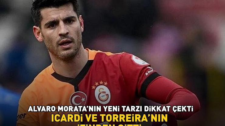 Galatasarayın İspanyol yıldızı Alvaro Moratanın yeni tarzı gündem oldu Icardi ve Torreiranın izinden gitti