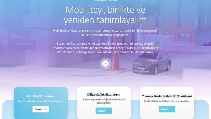 Togg’dan startup’lara çağrı