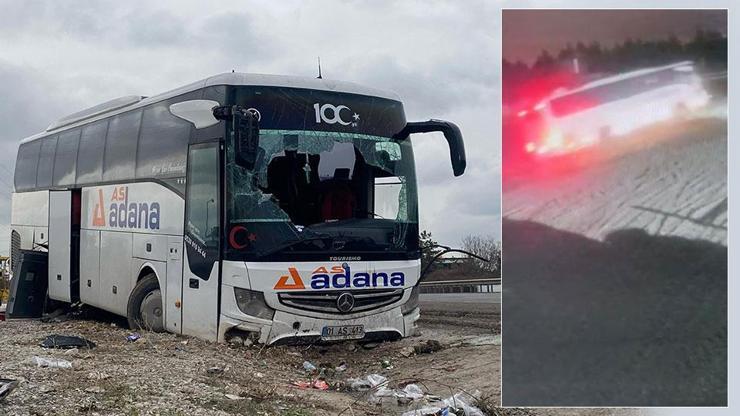 Ankarada yolcu otobüsü kazası: 5i ağır 16 yaralı