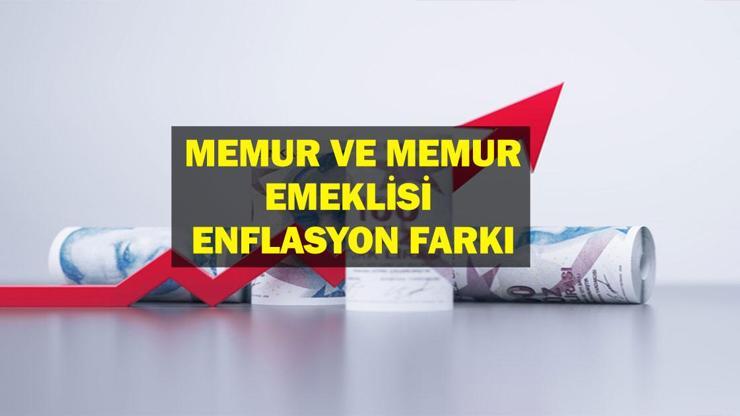 2025 MEMUR ENFLASYON FARKI: Memur ve Memur Emeklisi Maaşı Enflasyon Farkı Ne Kadar Oldu Memur ve Memur Emeklisi Maaş Zammı Ne Kadar Olacak