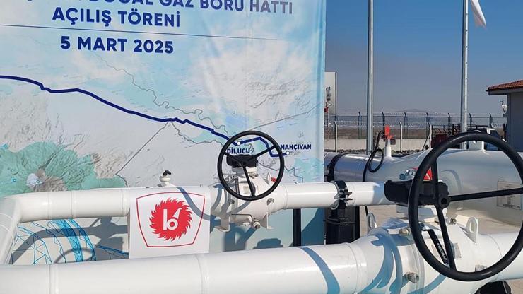 Türkiyeden Nahçıvana doğal gaz sevkiyatı başladı