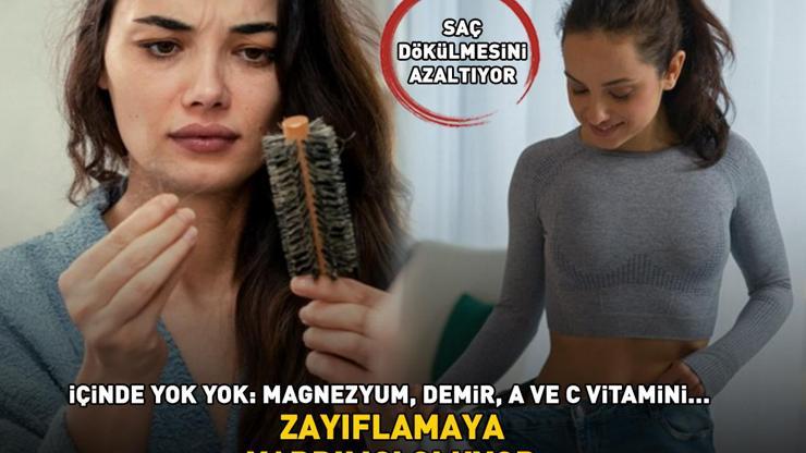 Tam bir antioksidan deposu İçinde yok yok: Magnezyum, demir, A ve C vitamini... Saç dökülmesini azaltıyor, zayıflamaya yardımcı oluyor