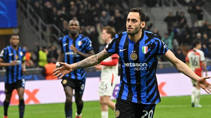 Hakan Çalhanoğlu attı; Inter, Şampiyonlar Liginde çeyrek finale yükseldi