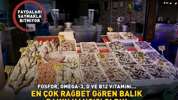 En çok rağbet gören balık bakın hangisi oldu Faydaları saymakla bitmiyor Fosfor, Omega-3, D ve B12 vitamini...