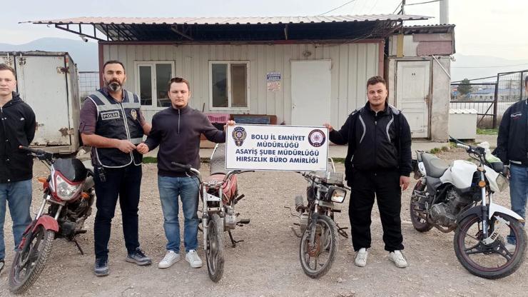 Hırsızlar Yakalandı, Çalınan Motosikletler Sahiplerine Teslim Edildi