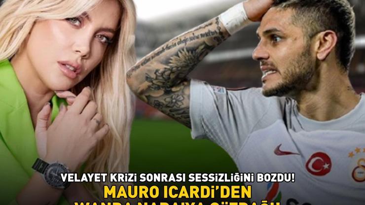 Velayet krizi sonrası sessizliğini bozdu Galatasarayın yıldızı Mauro Icardiden Wanda Naraya gözdağı