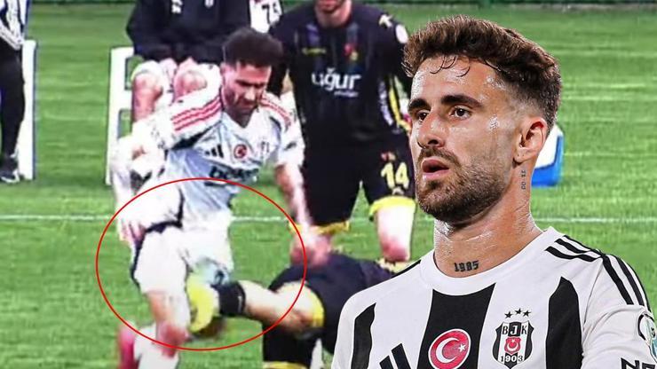 Beşiktaşta Rafa Silva şoku Sert müdahale sonrası sakatlandı...