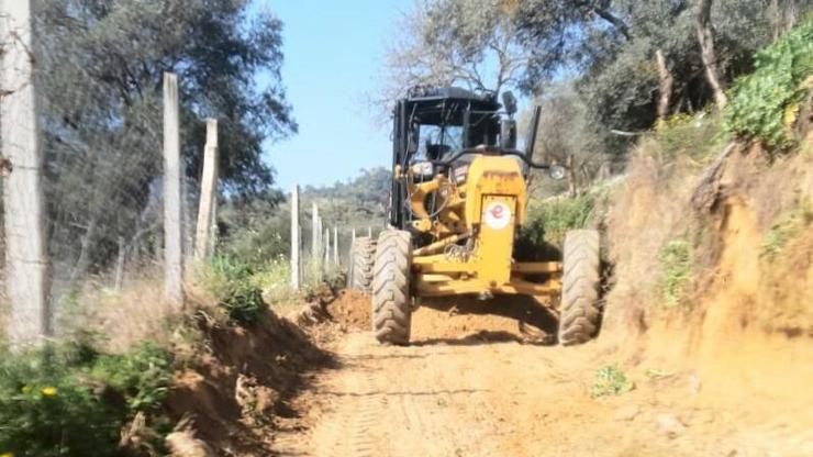 Efeler'de yol düzenleme çalışması yapıldı