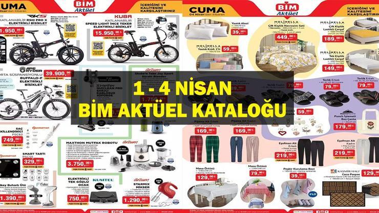 4 NİSAN BİM AKTÜEL KATALOĞU 4 Nisan BİM Aktüelde Neler İndirimde İşte BİM Aktüel Ürünler Listesi