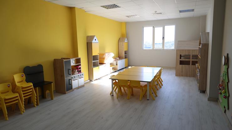 Elmalı Kreş ve Gündüz Bakımevi’nin hazırlıkları sürüyor