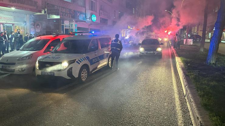 Diyarbakır’da ‘kavga’ ihbarına giden polislere sürpriz kutlama