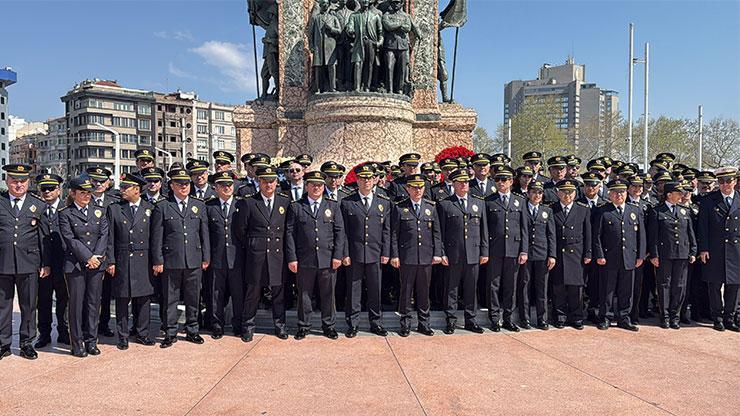 Taksimde Türk Polis Teşkilatının kuruluşunun 180inci yıldönümü kutlandı
