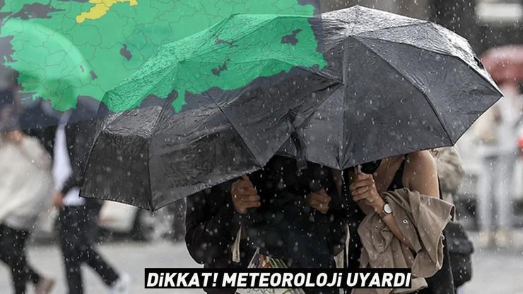 Hafta sonu plan yapanlar dikkat Meteorolojiden sarı kodlu uyarı