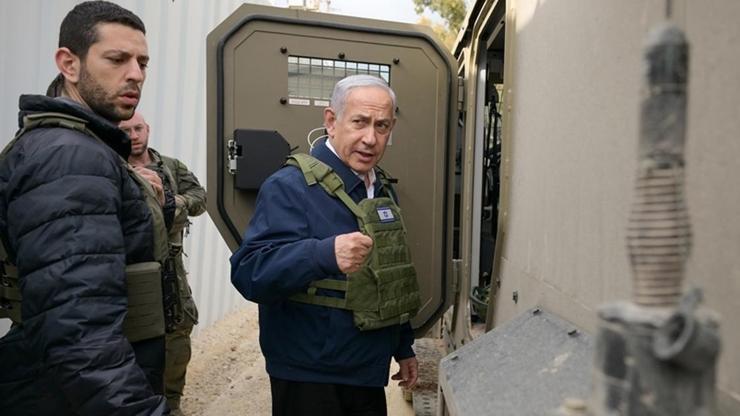 Hava araçlarının sesleri altında açıklama Netanyahudan saldırıların başladığı noktaya ziyaret