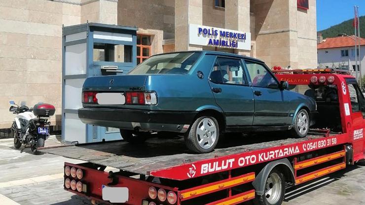Drift yapan sürücüye 52 bin 712 lira ceza