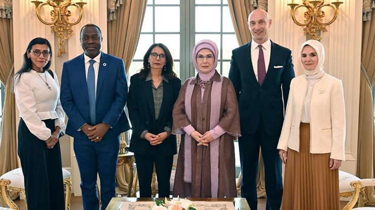 Emine Erdoğan, BM Çocuklara Yönelik Şiddet Özel Temsilcisi ile görüştü