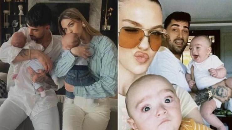 Yasemin Şefkatli ikizleri Ayel ve Emirin son halini paylaştı