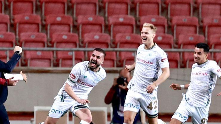 Konyaspor, Hatayspor’dan 3 puanı 3 golle aldı