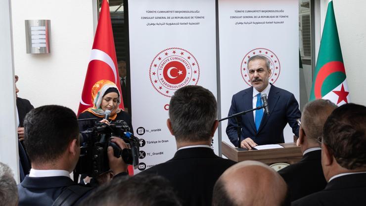 Dışişleri Bakanı Hakan Fidan Cezayirde: Oran Başkonsolosluğu’nun resmi açılışını yaptı