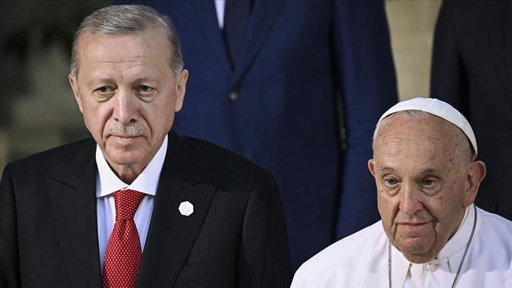 SON DAKİKA Cumhurbaşkanı Erdoğan’dan Papa Fransuva İçin Taziye Mesajı