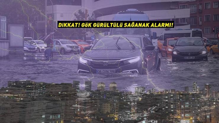 Dikkat Meteoroloji ve Valilik peş peşe uyardı: Gök gürültülü sağanak alarmı Bugün 4, yarın 8 kent...