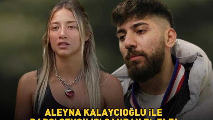 Survivor Aleyna Kalaycıoğlu ile rapçi sevgilisi Canbay el ele YARDIM GECESİNDE POZ VERDİLER