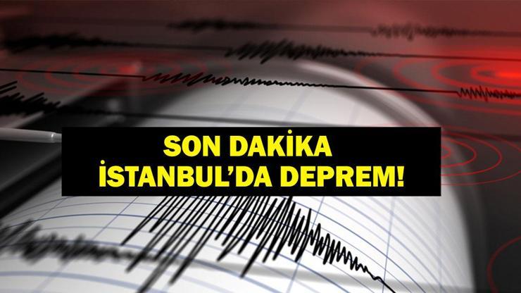 SON DAKİKA İSTANBULDA DEPREM İstanbulda deprem mi oldu Deprem kaç şiddetinde oldu Tekirdağ, Bursa ve civar illerden de hissedildi