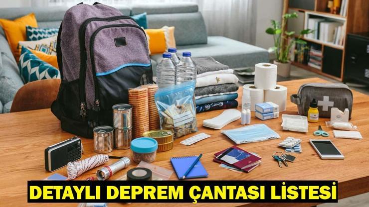 Deprem Çantası Nasıl Hazırlanır, İçinde Neler Olur Detaylı Deprem Çantası Listesi