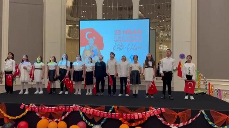 Lösemili çocukların 23 Nisan coşkusu