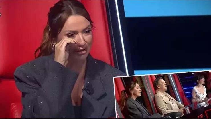 O Ses Türkiyede duygusal anlar Hadise gözyaşlarına hakim olamadı