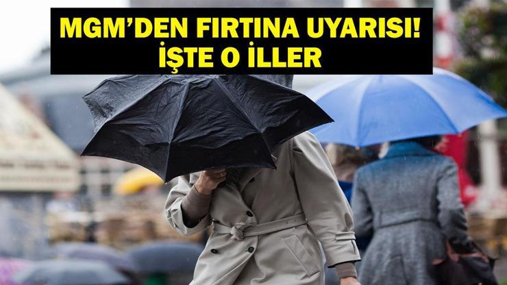 SON DAKİKA FIRTINA UYARISI: Hangi İller İçin Fırtına Uyarısı Verildi Fırtına Ne Kadar Sürecek