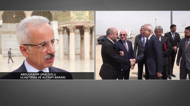 Ulaştırma ve Altyapı Bakanı Uraloğlu CNN TÜRKte: Suriye ile liman konusunda iş birliği