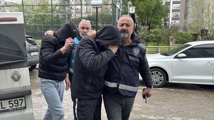 Öğretmeni darbeden 2 şüpheli adliyede Öğretmeni darbeden 2 şüpheli adliyede