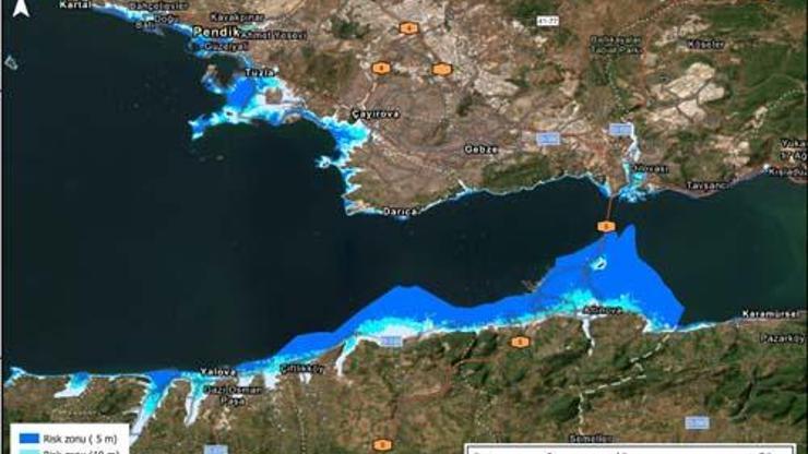 Dikkat çeken çalışma: Harita yayımlandı İstanbul ve Marmara kıyılarındaki tsunami risk alanları belirlendi